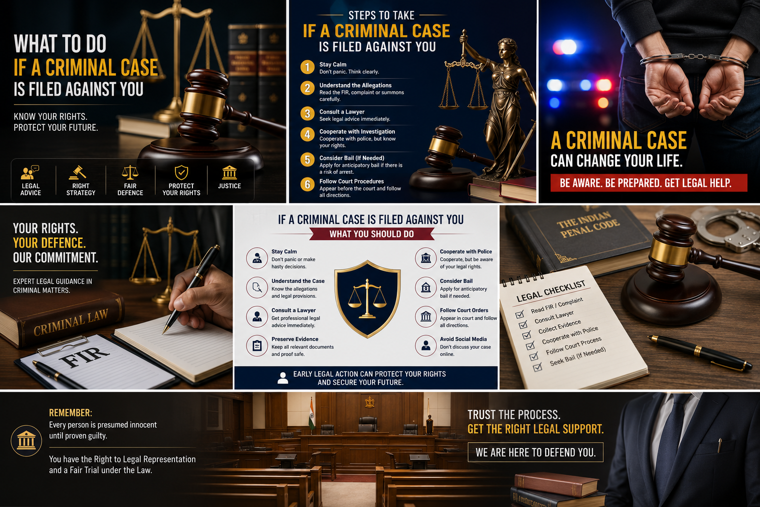What Should You Do If a Criminal Case Is Filed Against You? A Practical Legal Guide