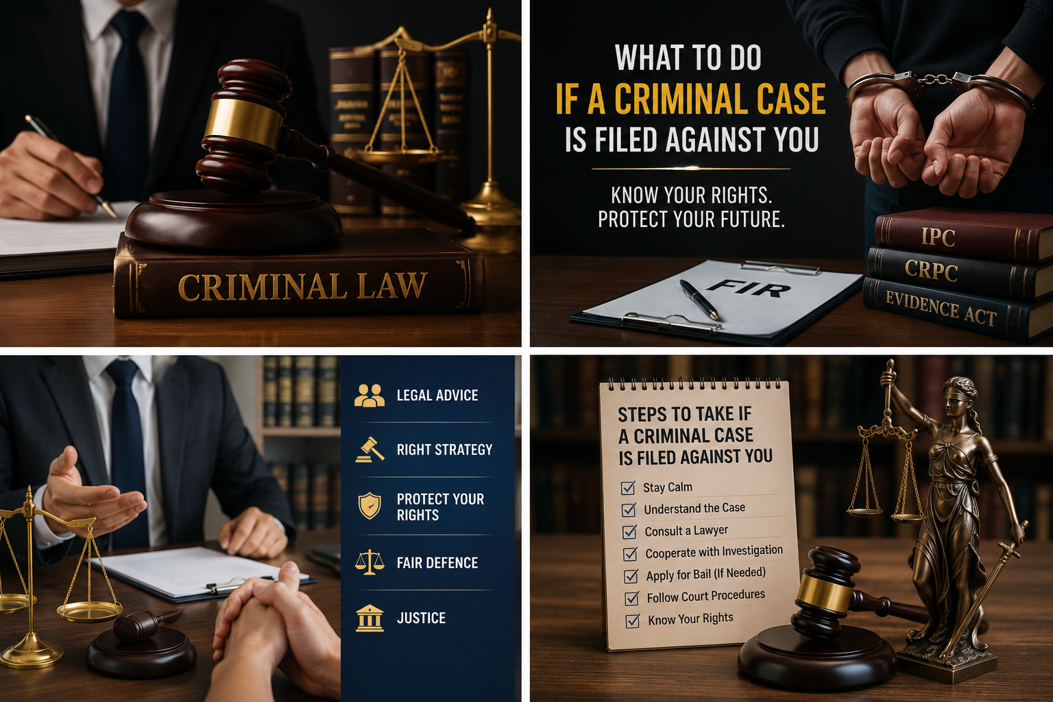What Should You Do If a Criminal Case Is Filed Against You? A Practical Legal Guide